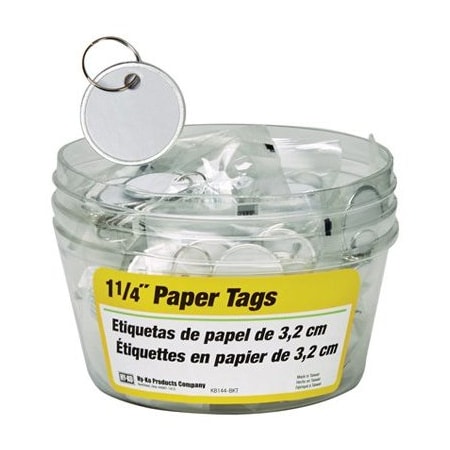Hy-Ko Prod 25PC 5PK114Paper Tag KB144-BKT